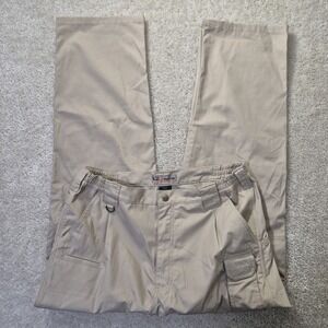 511 Tactical Taclite Pro Mens Cargo Pants 36/32 Beige Ripstop Workwear Military